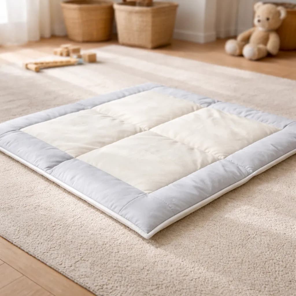 Tapete acolchoado infantil brincar 90x90 cm