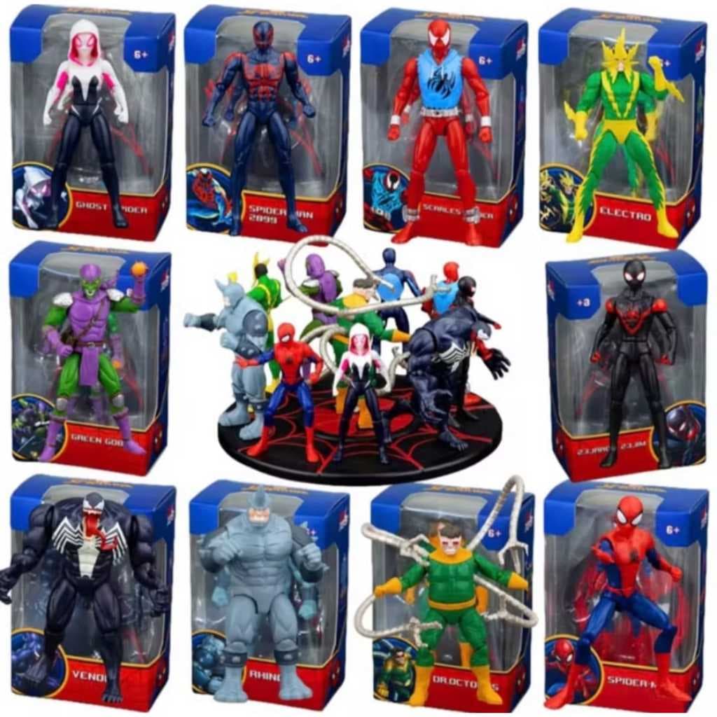 Boneco Homem Aranha Zd Toys Action Figure Disney Colecionável Marvel Original Personagens