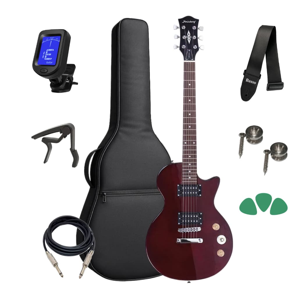 Guitarra Strinberg Lps200 Twr + Kit Capa Cabo Full