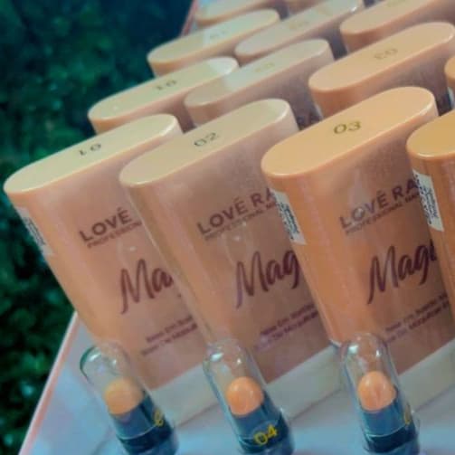 Lové Rain Original Magic Base Bastão Matte Alta Cobertura Contorno Em Pó Ou Bisnaga Blend Cabeça