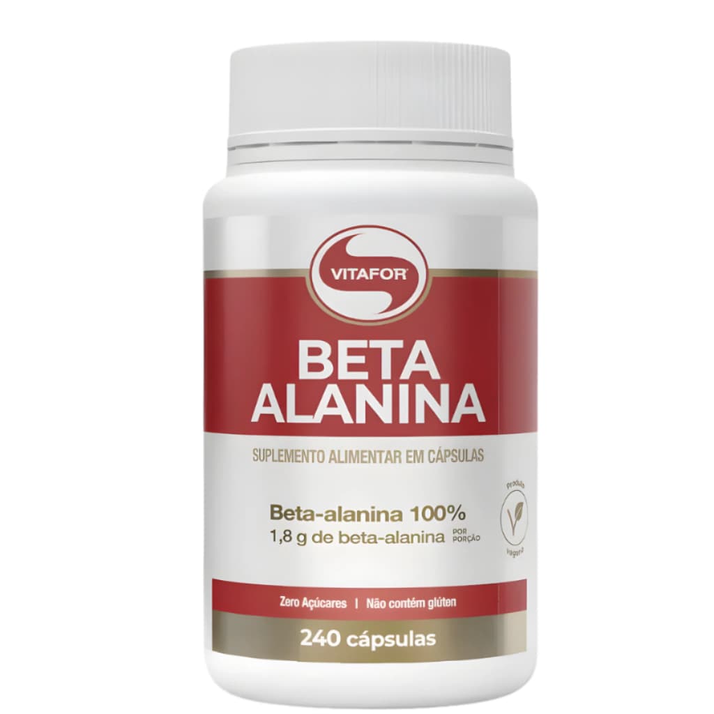 Beta Alanina 240 Cápsulas 500mg  Vitafor Original