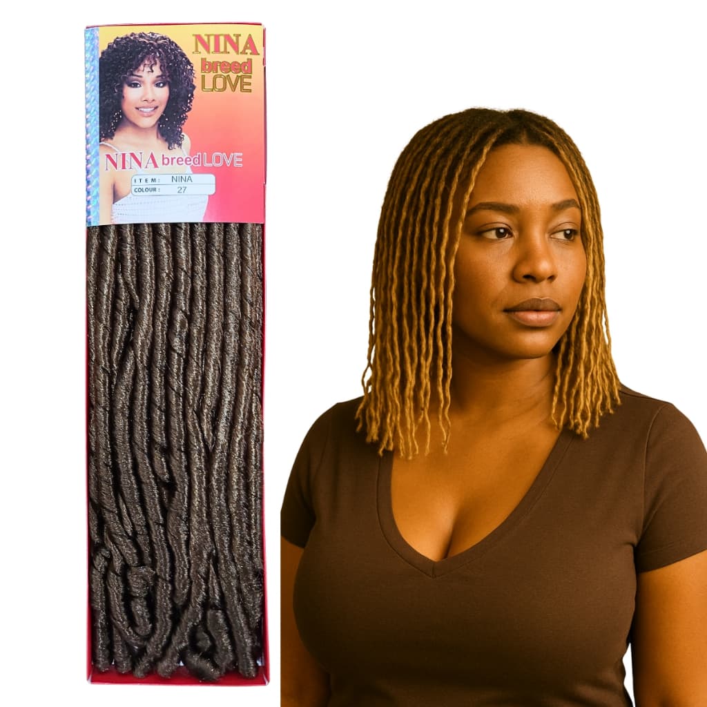 Kit 2 Nina Soft Dread 72g Cabelo Cacheado Volumoso Original Trancas Box Braids
