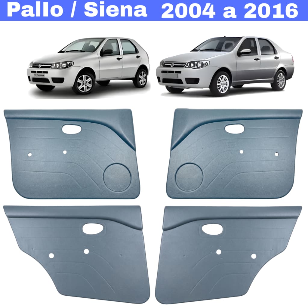 Jogo Forro Porta Palio/Siena Fire 4p 2002 / 2014