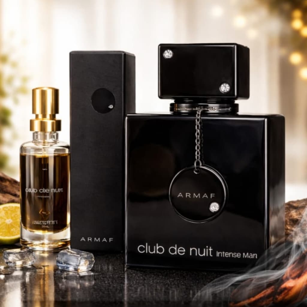 Mini perfume de Bolso Club de Nuit Intense Man Eau Parfum 15 ml Marcante e Elegante Para Presente