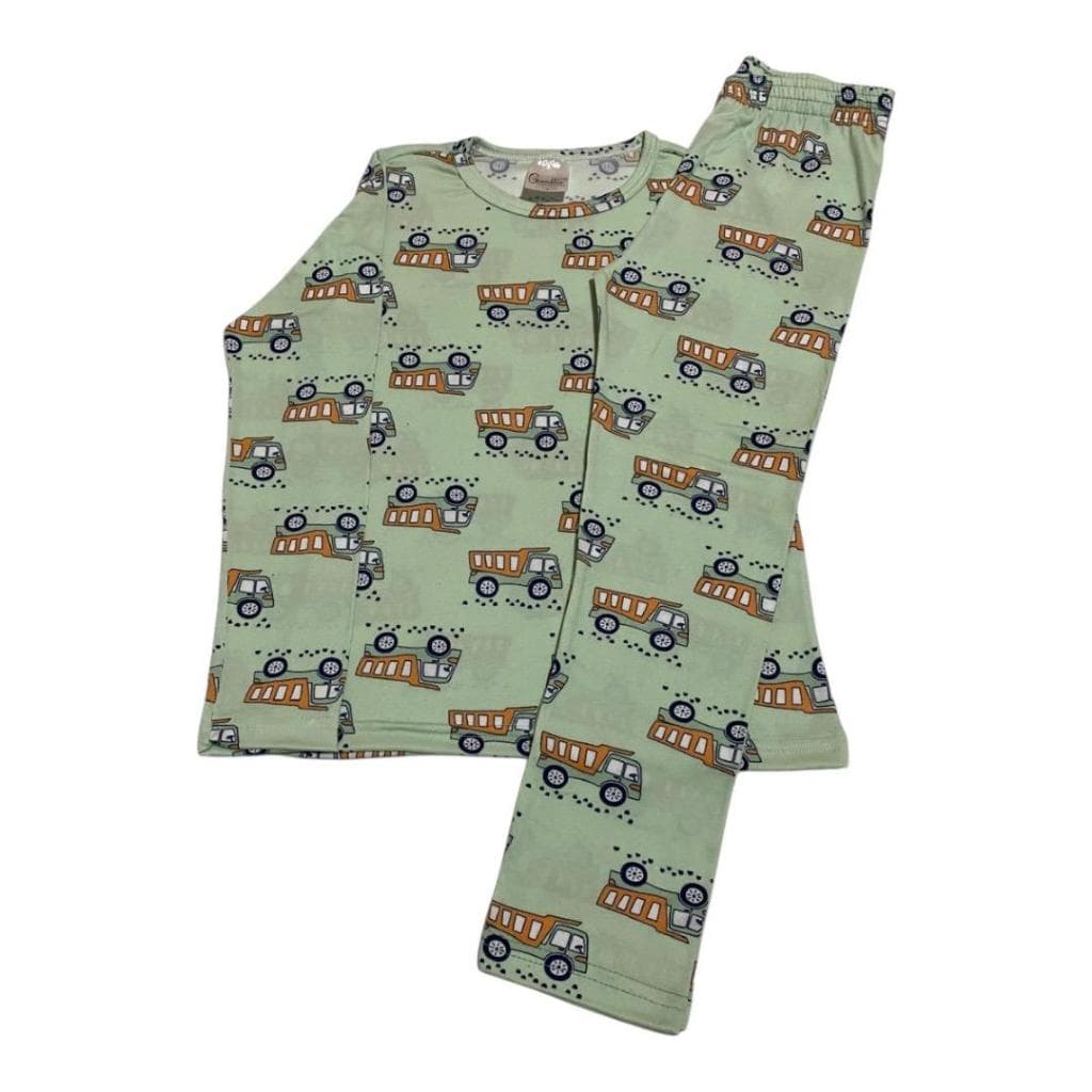 Conjunto Pijama de Menino Manga Longa mais Calça Roupa Infantil