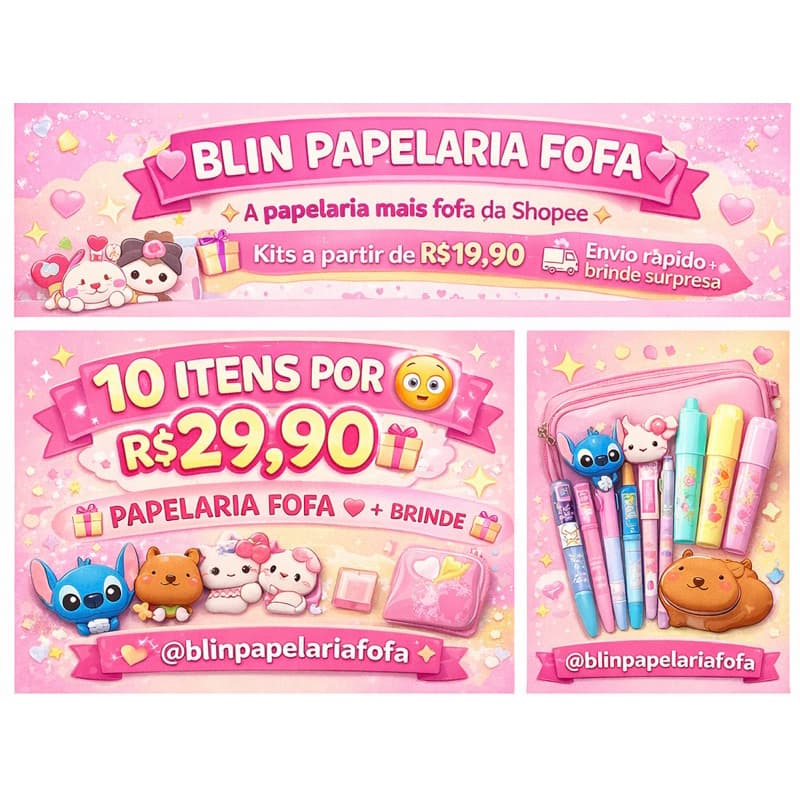 KIT FOFO 10 ITENS