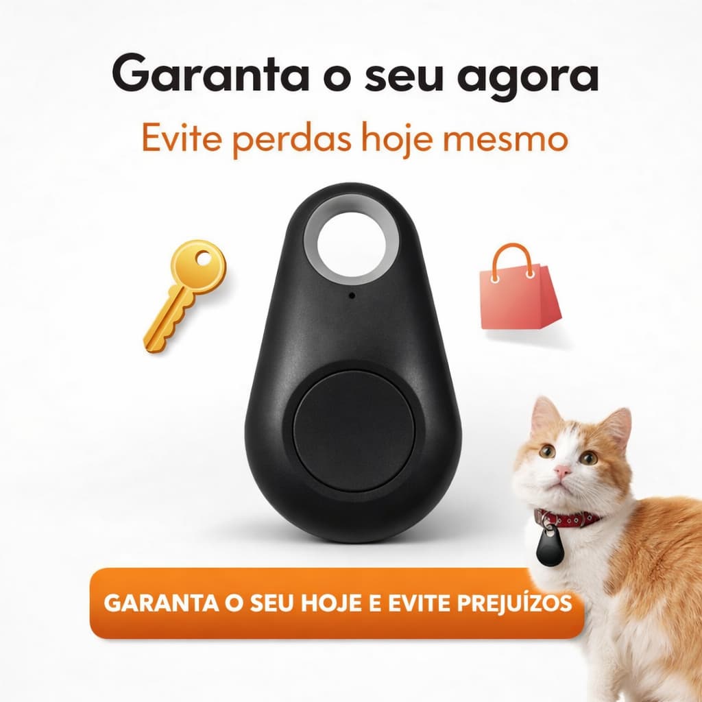 Rastreador GPS Bluetooth Chaveiro Anti Perda Localizador de Chaves Carteira Celular Apple IOS Androi