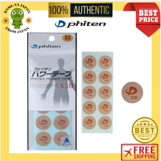 【Envio direto do Japão】phiten Power Tape X30  Fita Terapêutica Bege【Qualidade japonesa】