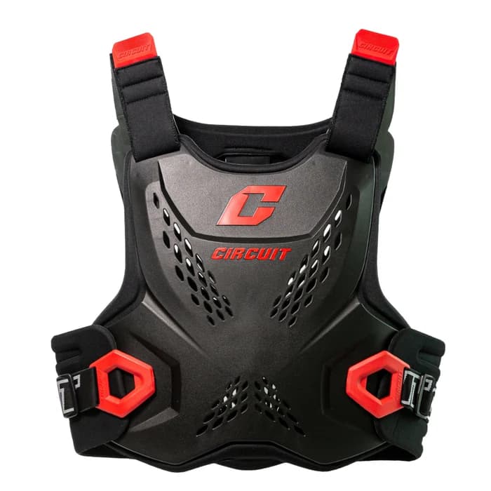 Colete motocross defender C84 Circuit Preto/Branco
