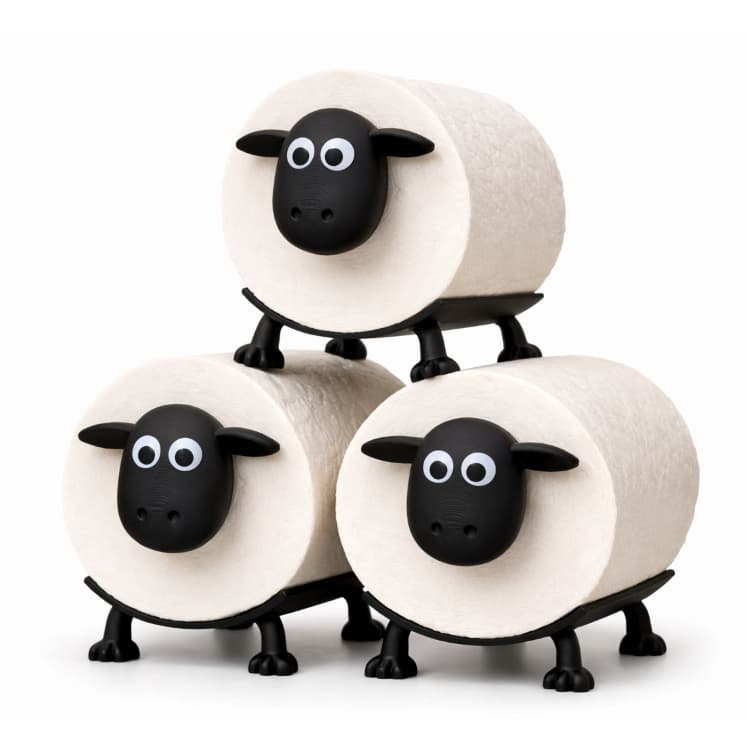 Suporte de Papel Higiênico Shaun Ovelha Carneiro Decoração de Banheiro