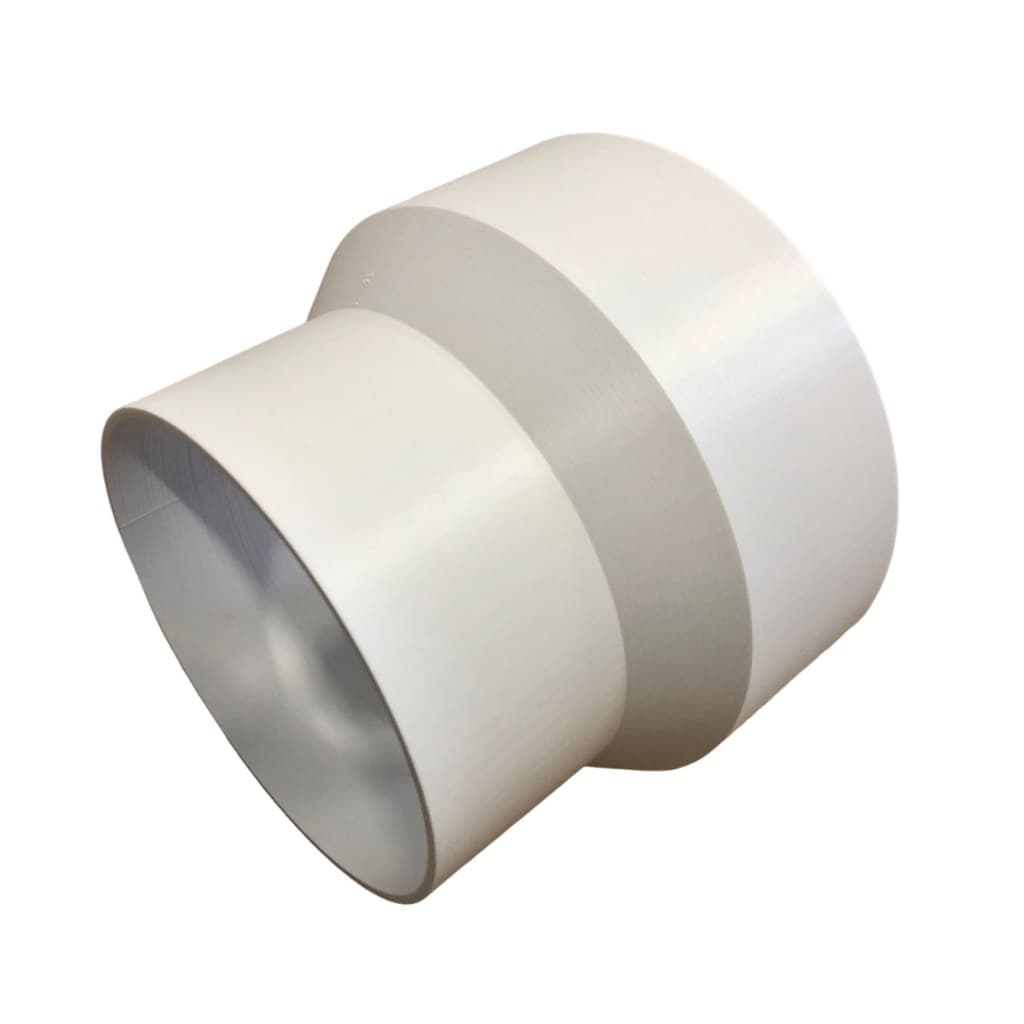 Adaptador Redutor Duto Redondo Coifa Exaustão 75 100 120 150 200mm
