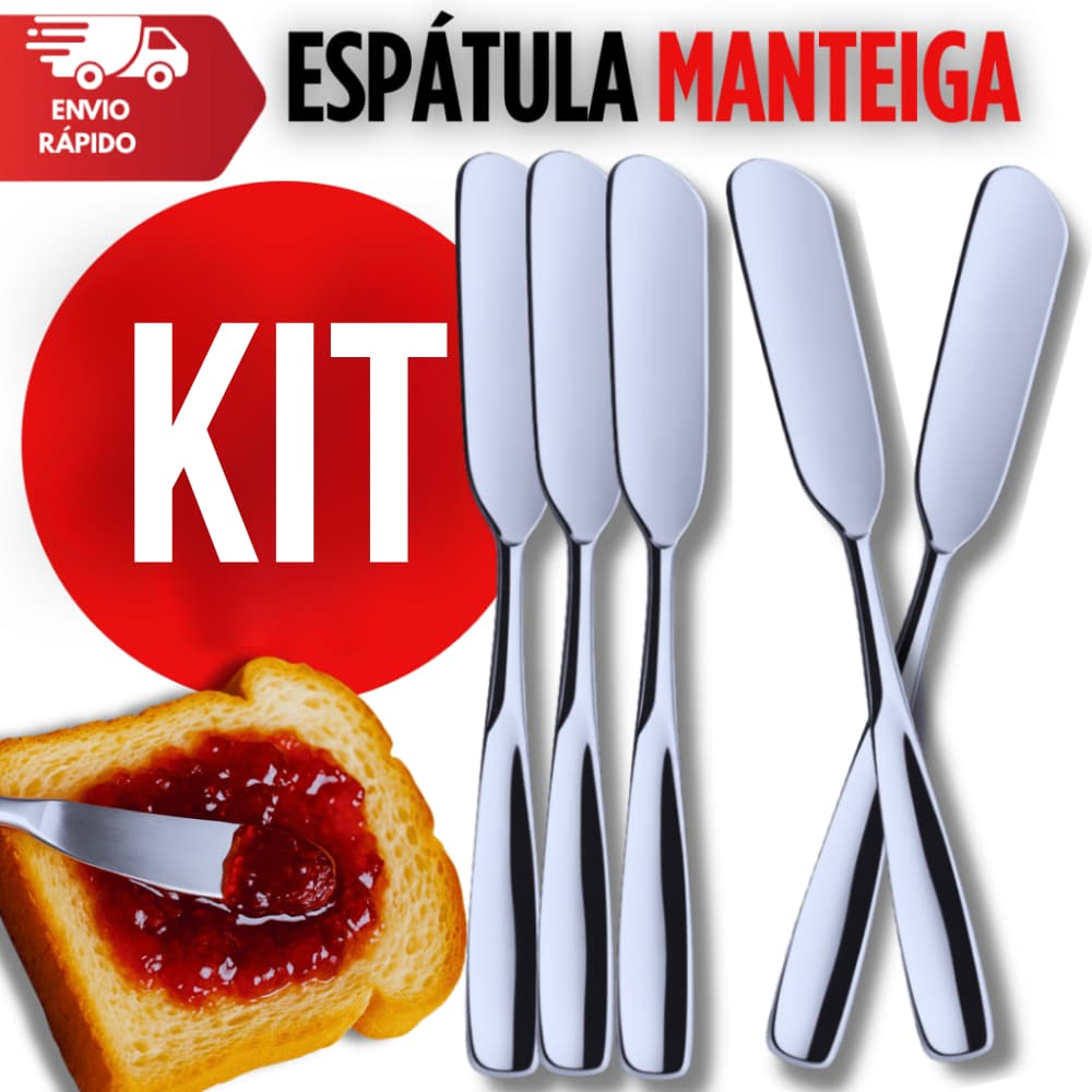 Unidades Espátulas Manteiga Patê Geleia Em Aço Inox Variáveis Utilidades Premium Casa Cafè Cozinha Espátula