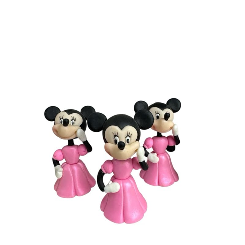 KIT COM 10 UNIDADES – RATINHAS EM BISCUIT (DECORAÇÃO / LEMBRANCINHA)