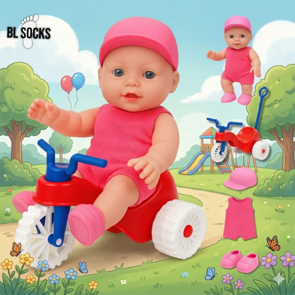 Boneca Infantil Menina Pequena Bebê Reborn + Acessórios Criança