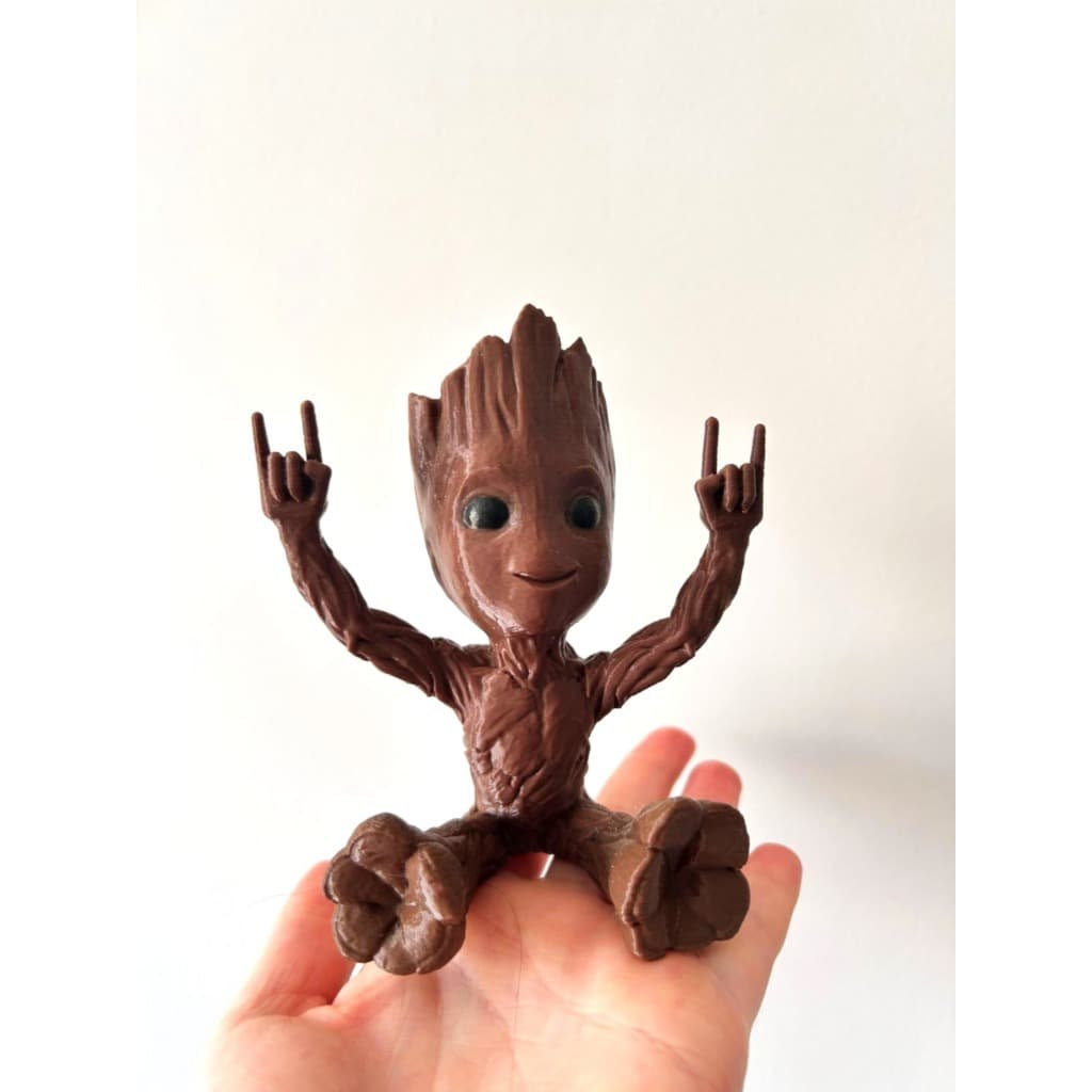 Boneco Colecionável Estátua Action Figure Groot Pose Marvel