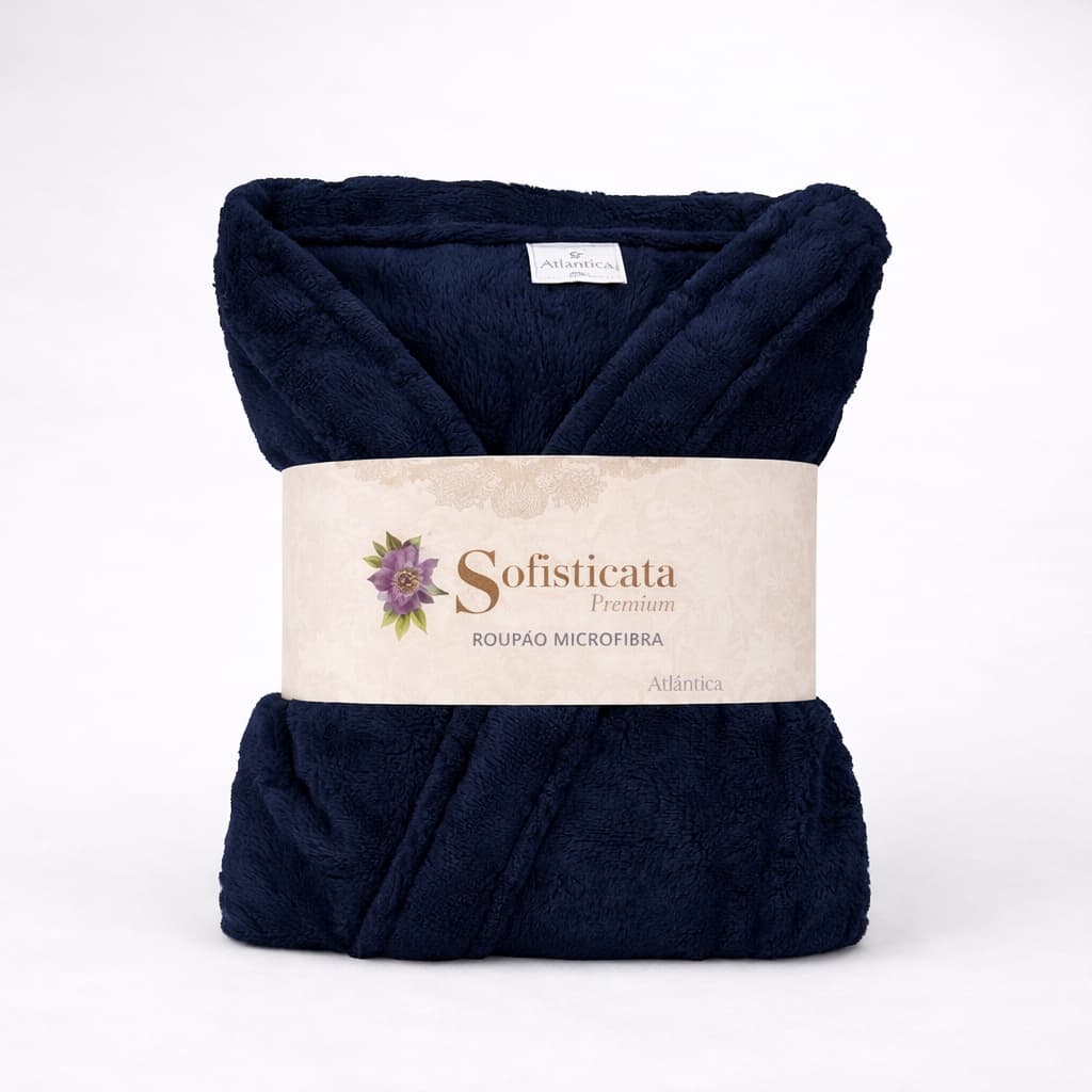 Roupão Feminino e Masculino Microfibra Plush Adulto Unissex Super Macio e Quentinho para Inverno