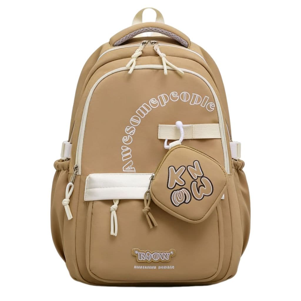 Mochila Feminina Escolar Com Grande Capacidade Impermeável 47cm Com Bolsa Pequena