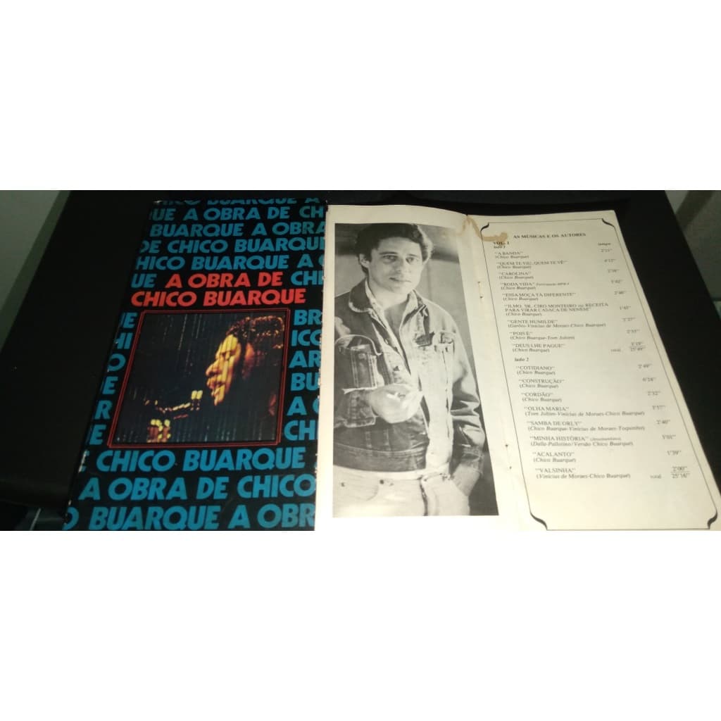 Box Set 3 K7's A Obra De Chico Buarque 1980 Fita Cassete Philips