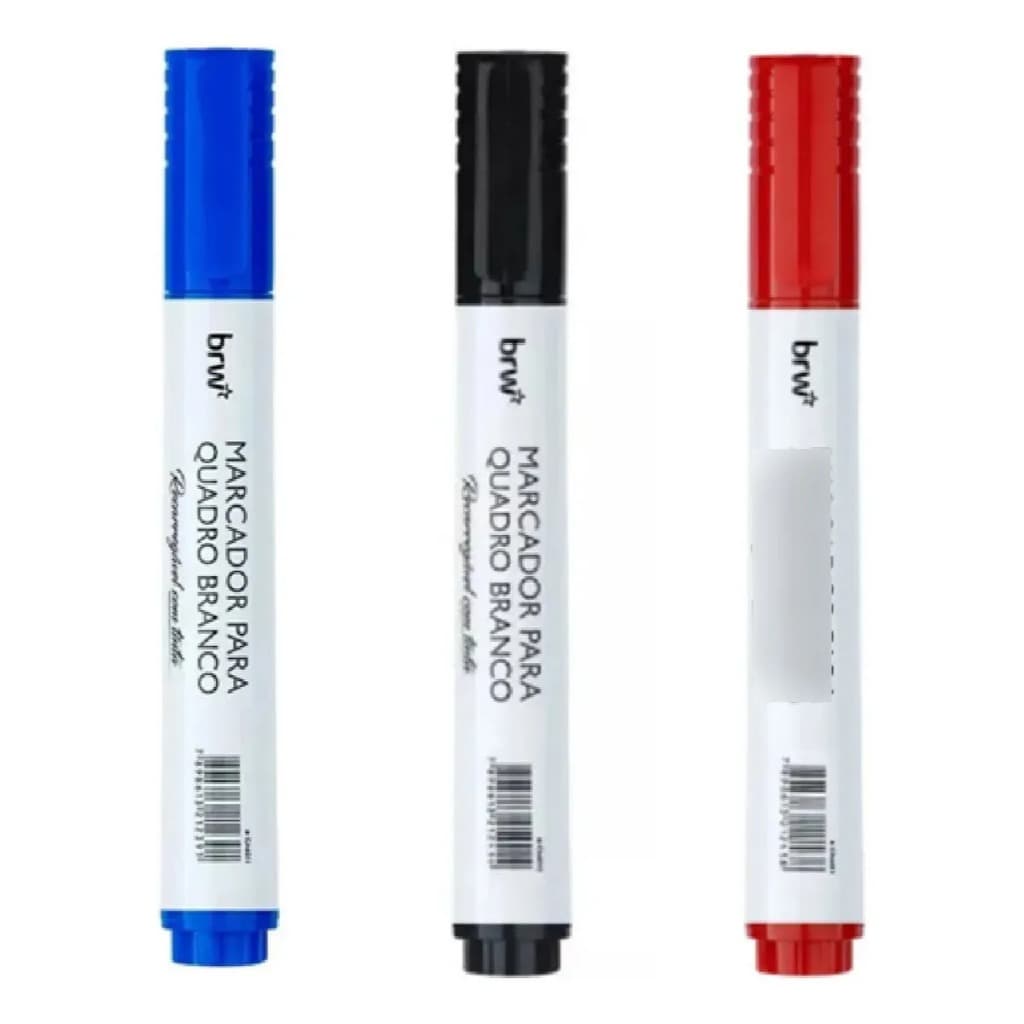Marcador para Quadro Branco - Pincel Refil em Tinta BRW