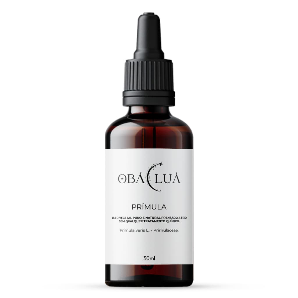 Óleo Vegetal de Prímula OBÁ LUÀ 100% Puro – Uso Corporal e Capilar