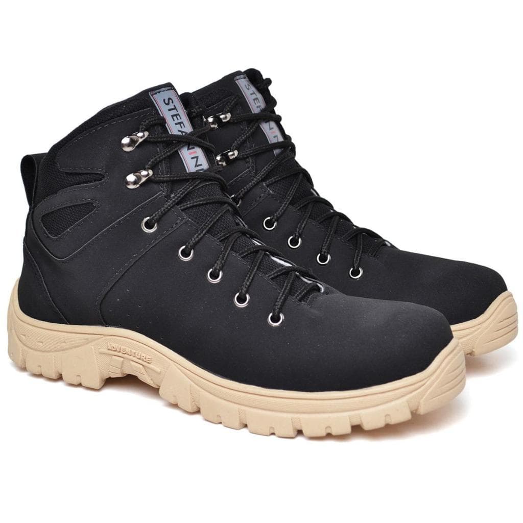 Coturno Inverno Masculino Tratorado Emborrachado Anti Derrapante Robusto Resistente Aderente Confortavel Leve Macio Toop