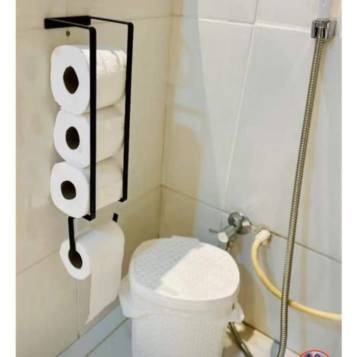 Suporte Papel Higienico Banheiro em Ferro