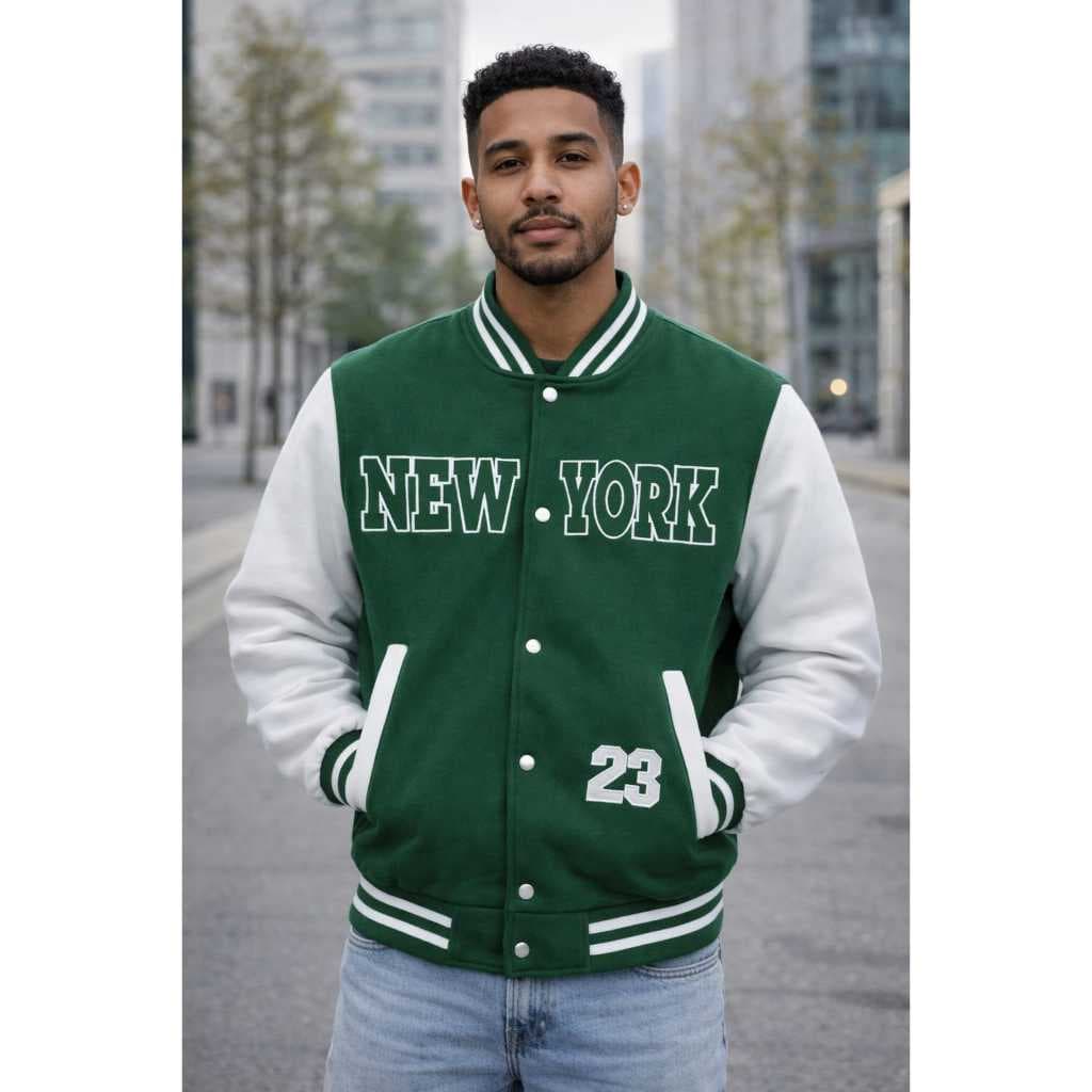Casaco de Moletom Masculino New York Forrado com Pelinho Interno e Bolsos na Frente