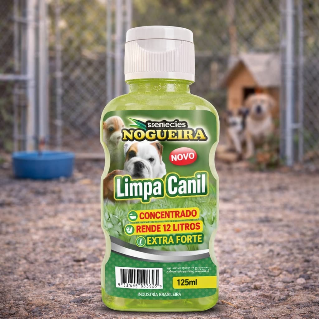 Essência Nogueira Desinfetante Super Concentrado Higienizador Limpador Quintal Casa e Canil Perfume
