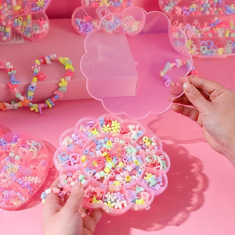 AYU KIT de Miçangas Coloridas para Artesanato e Bijuterias - Ideal para Pulseira, Colares e DIY