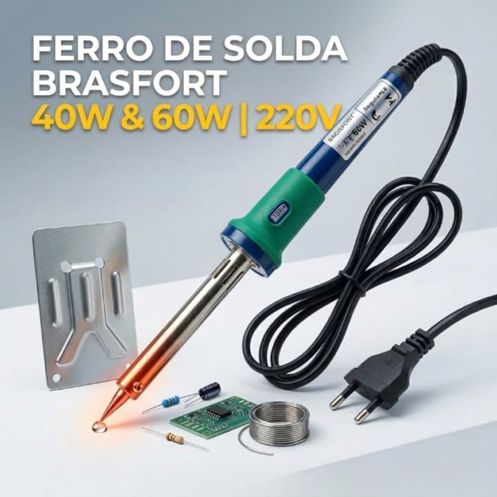 Ferro De Solda 40w Ou 60w  220v + Suporte