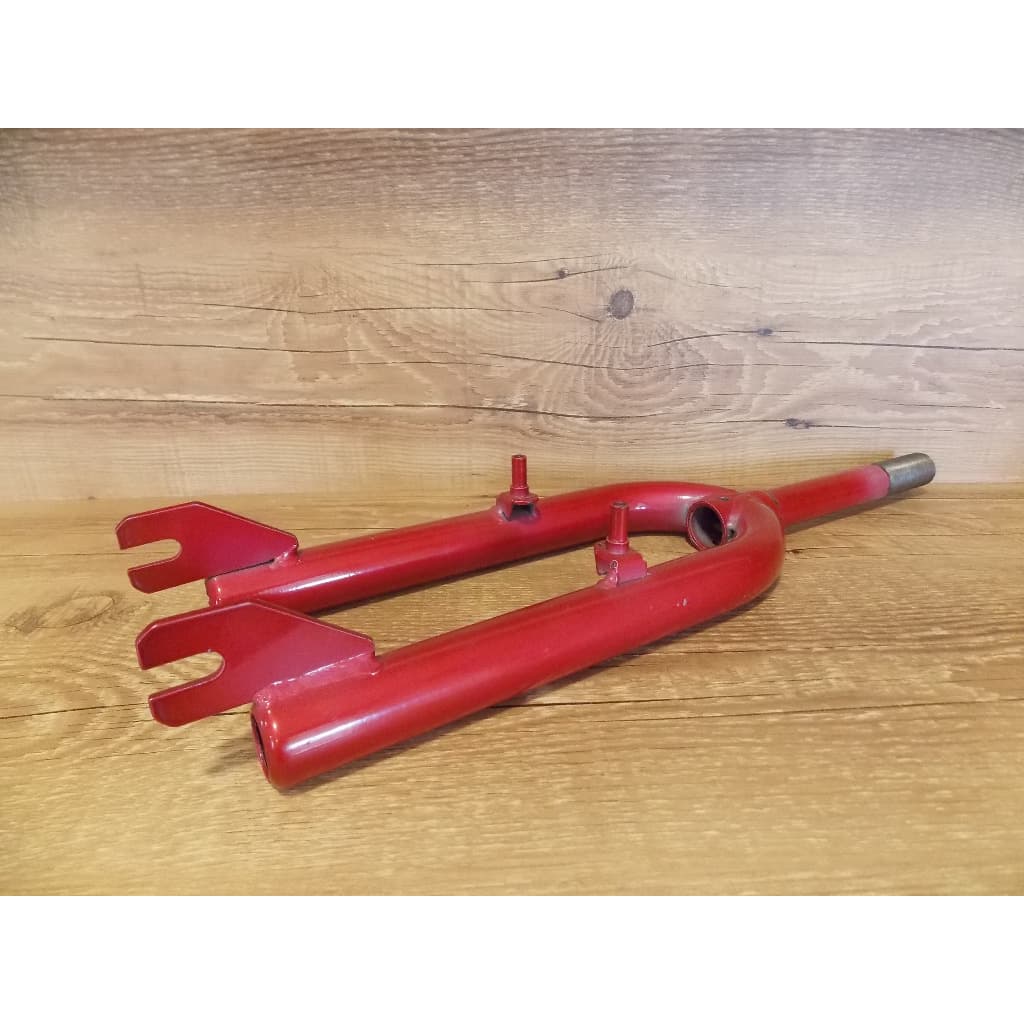 Garfo para bicicletas antigas caloi cross aro 20 espiga 21mm - novo de estoque antigo