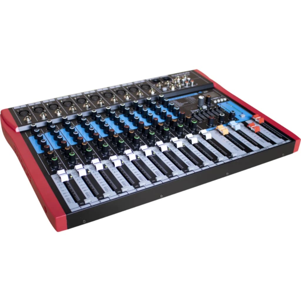 Mesa De Som Eux Ms-102 Eux 10 Canais 16 Efeitos Bluetooth