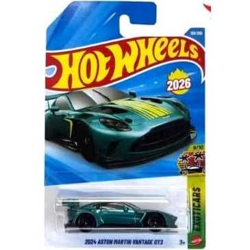 Hot Wheels Aston Martin Vantage GT3 2024 Verde | Exotic Cars 2026 | Original Mattel Novo Lacrado