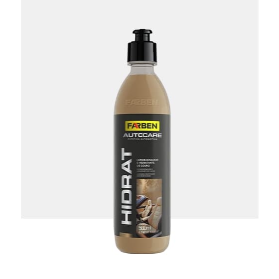 Hidratante e Condicionador de Couro Automotivo Hidrat Farben 500 ml Banco Sofá Jaqueta