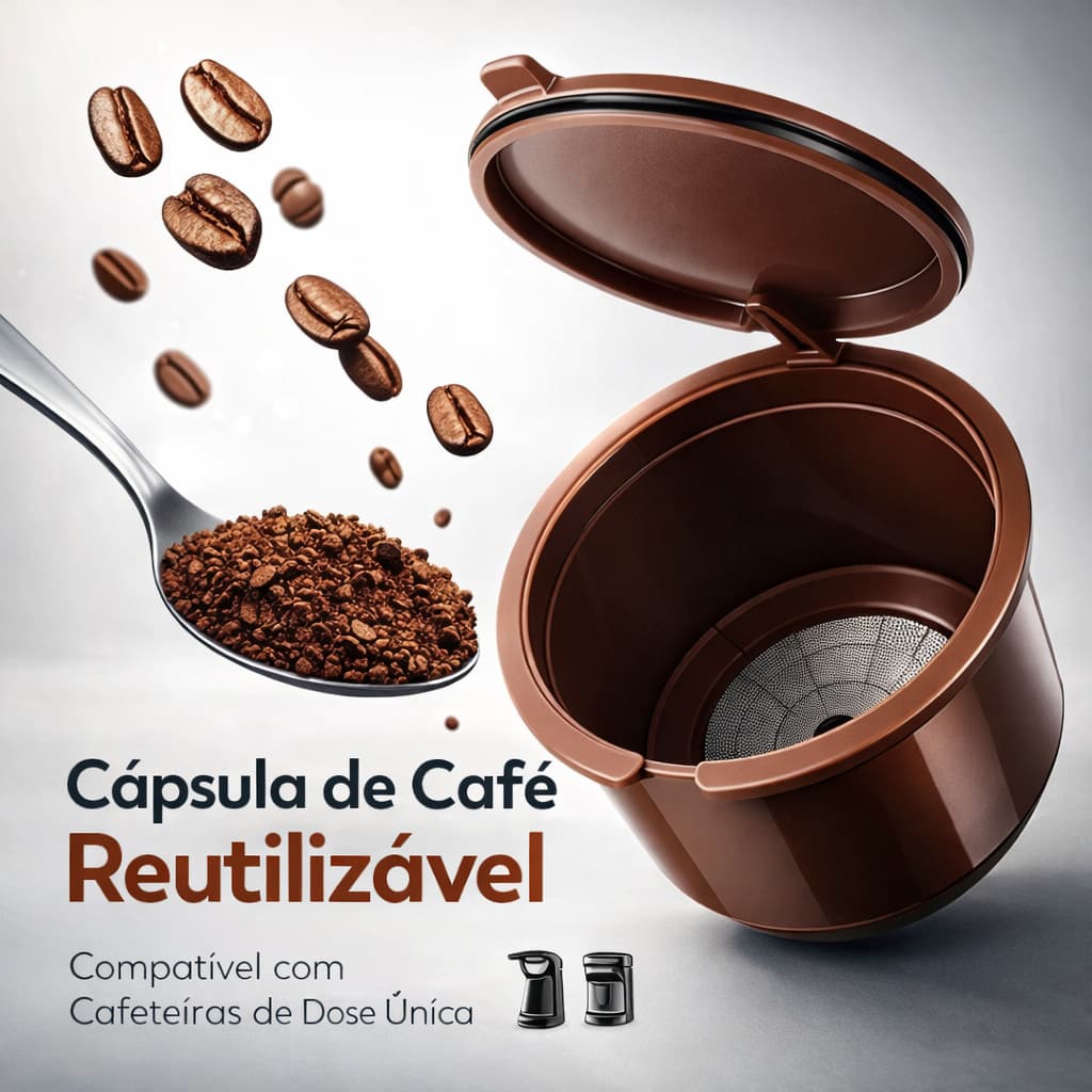 DOLCE GUSTO Capsulas de café Reutilizaveis para Cafeteiras Dolce Gusto