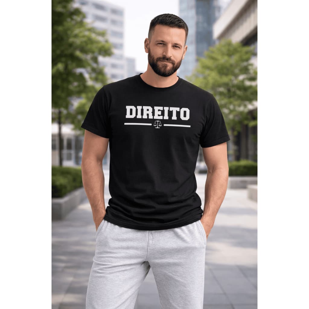 Camiseta Camisa Direito Masculina Feminina 100% Algodão