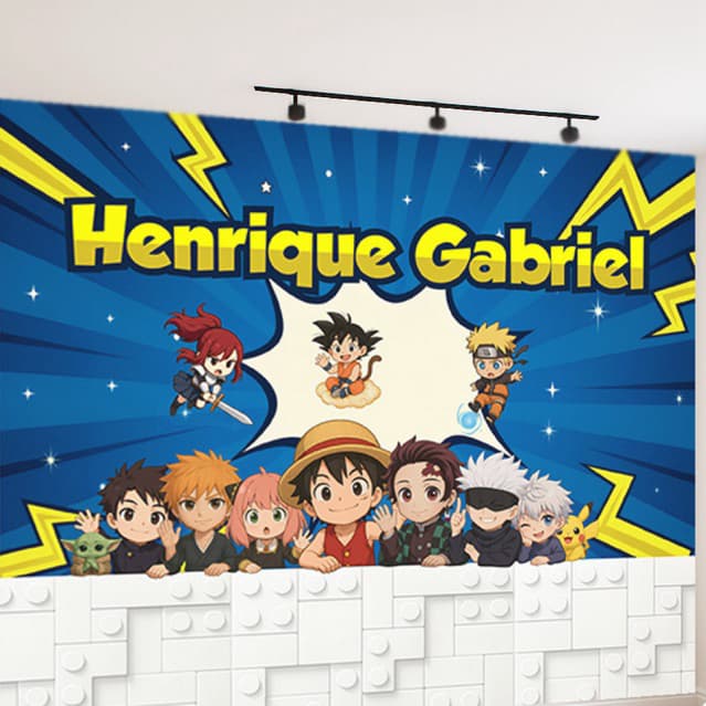 Papel de Parede Tema Animes Luffy One Piece Naruto Erza Spy Family Bleach  Nome