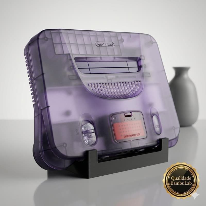 Suporte para Nintendo 64 – Encaixe Perfeito e Acabamento Premium!