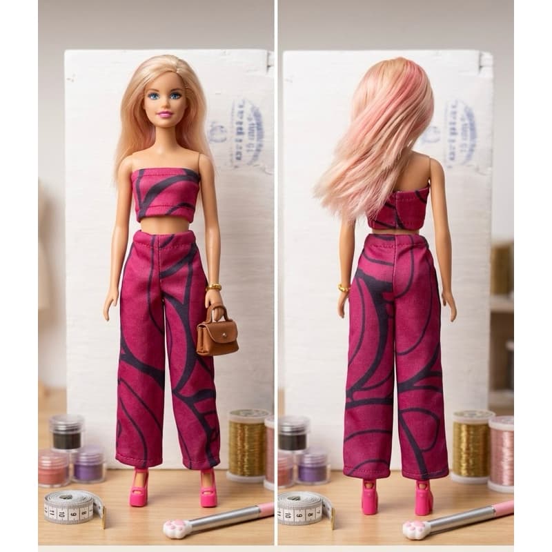 Roupa para boneca | Conjunto artesanal para boneca