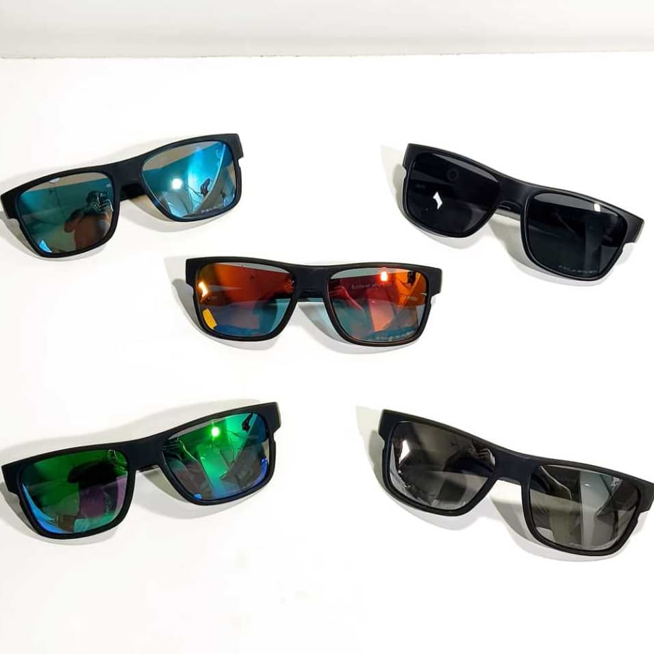 Óculos de Sol Masculino e Feminino armação Preto com Lentes de cores variadas polarizadas