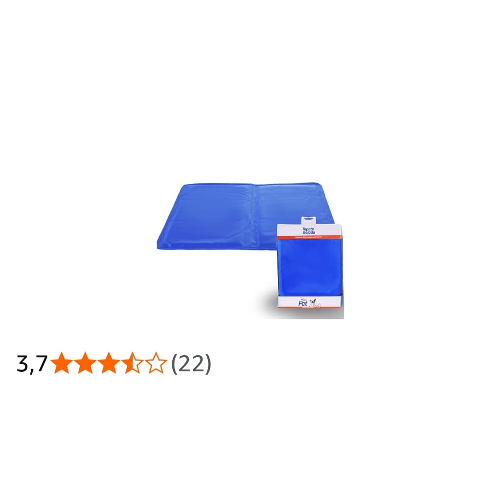 Tapete Gelado Azul 50x65cm para Pets que Refresca Instantaneamente