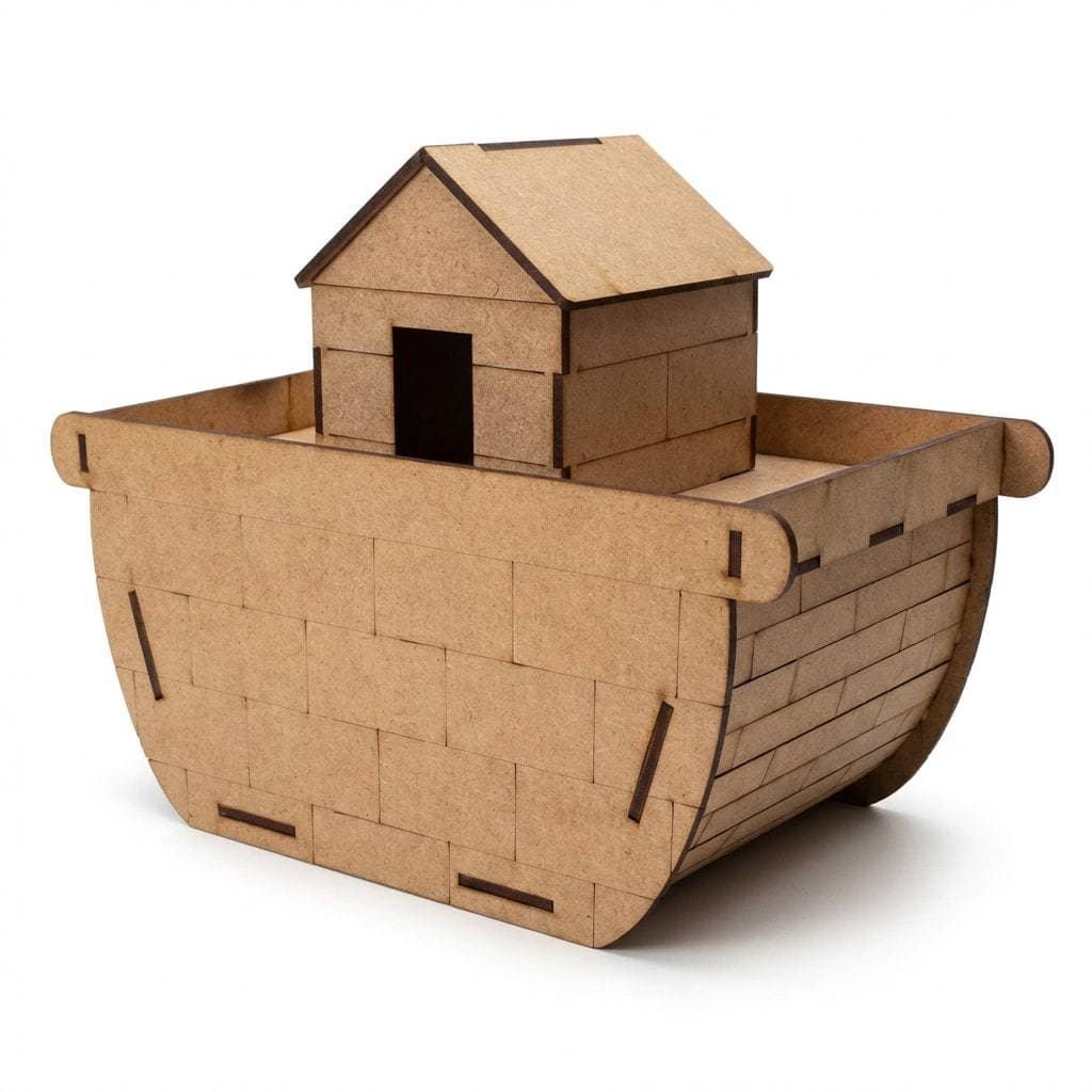Brinquedo Arca de Noé em MDF Montável Infantil