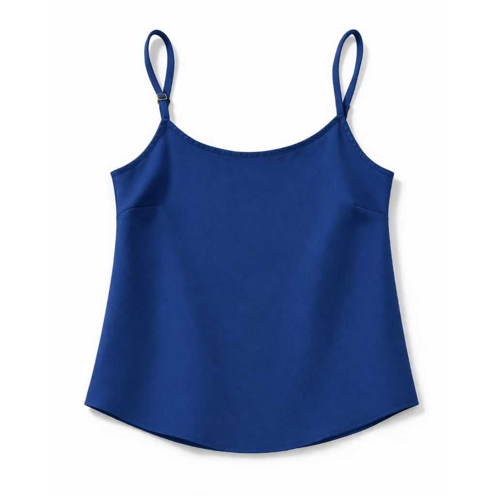 KIT 2 Blusas Regata Alça Fina Regulável Decote redondo Liso Tecido viscose Blusinha Alça Fina
