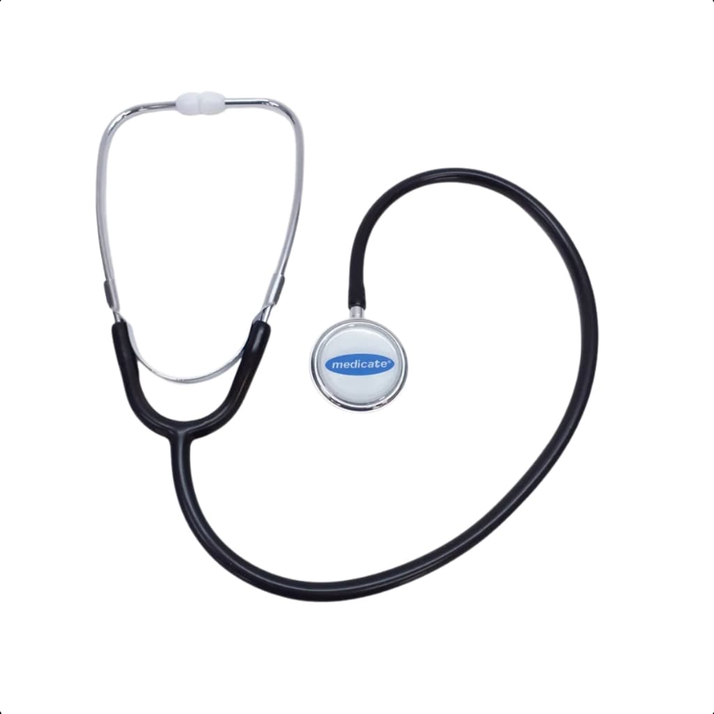 Estetoscópio Duplo Medicate Preto