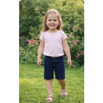 BERMUDA JEANS INFANTIL MENINA 4/8