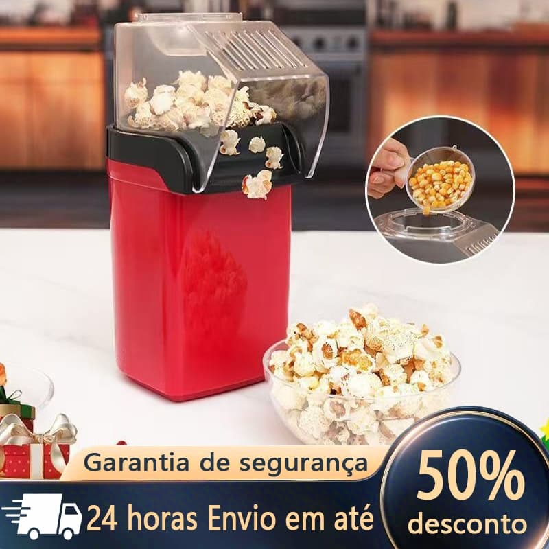Pipoqueira Elétrica Ar Quente Máquina Fazer Pipoca Sem Óleo