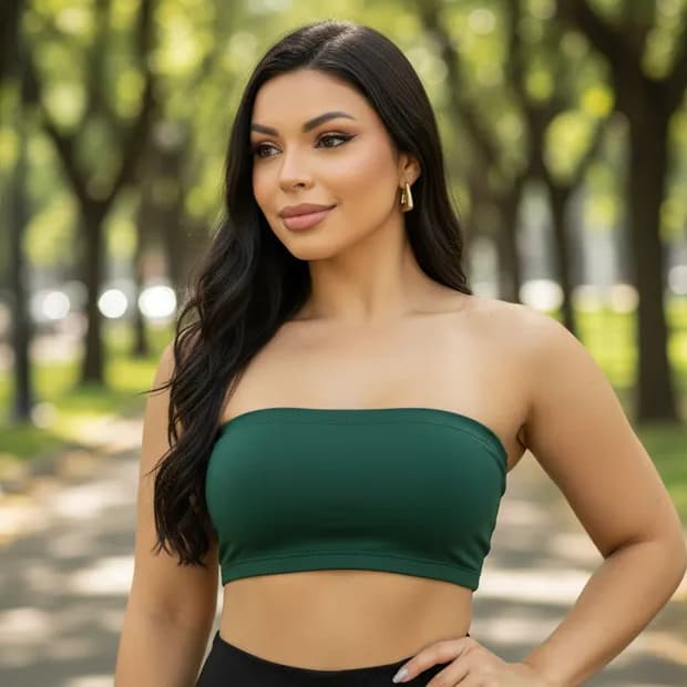 Top Tomara Que Caia Fitness Tipo Faixa Com Forro Sutiã Esportivo Sem Bojo
