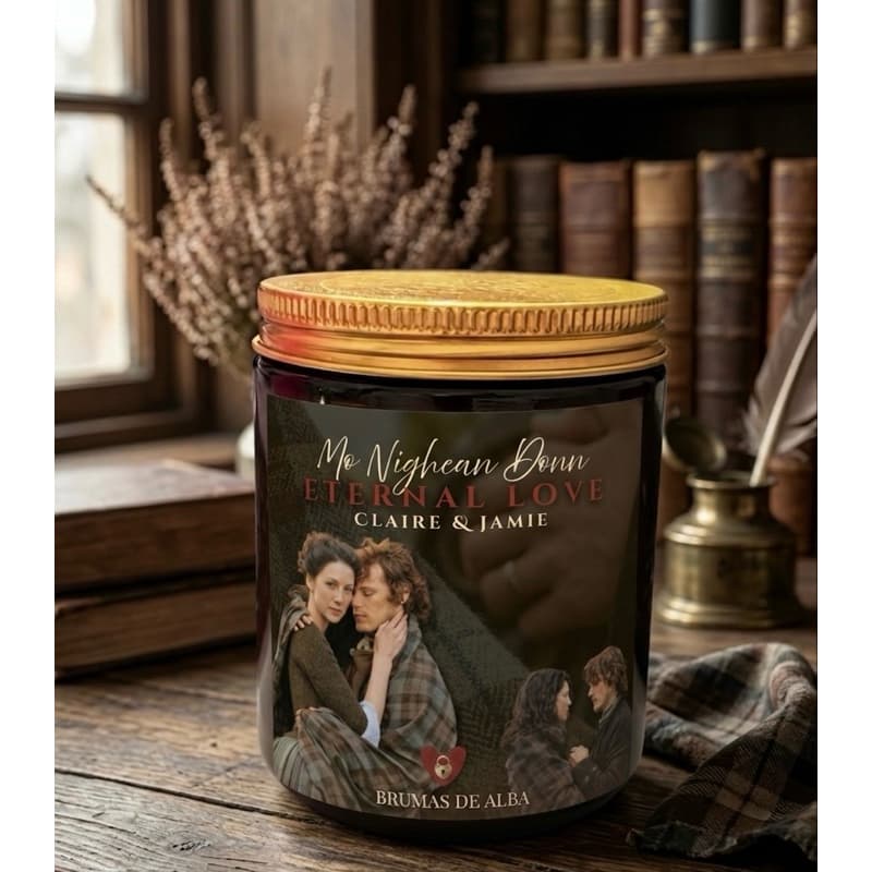 Eternal Love | Vela aromática Premium | Vela Outlander | Outlander | Vela 190g | Vela Literária | Claire e Jamie