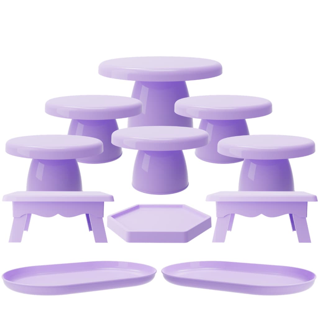 Kit Aniversário 11 Peças Boleira Decoração Festa Infantil Temática