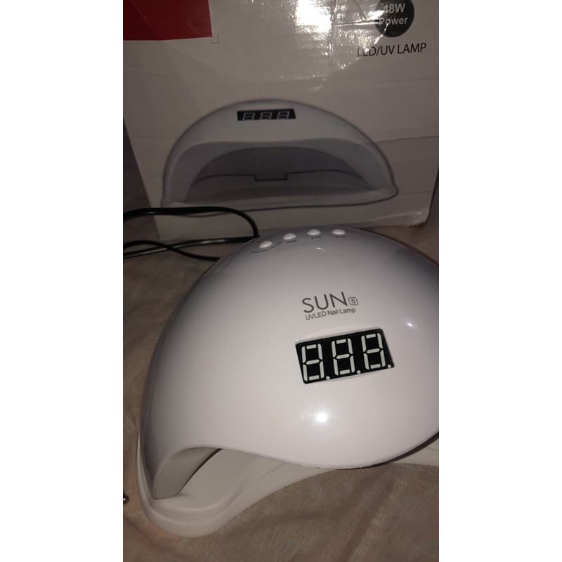 Cabine de Unhas LED/UV Sun 5 48W com Indução Automática para Unhas Gel
